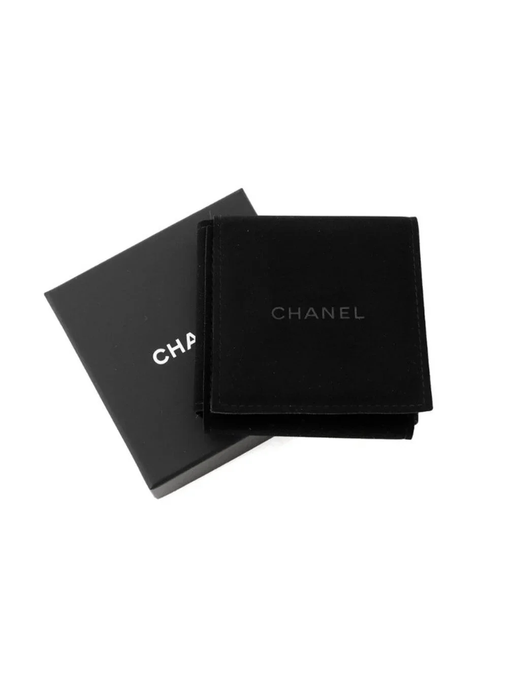 Chanel Earrings CC Logo Rhinestone